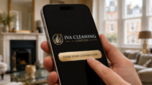 Book your cleaner now on iPhone