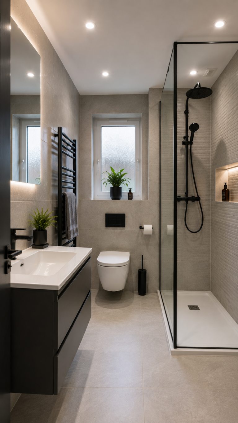 Modern Minimalist Spa Bathroom