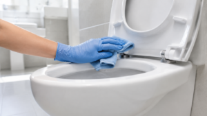 bathroom cleaning